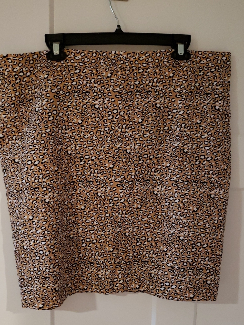 J. Crew Leopard Print Skirt (See second picture for print) in Tan & Black Cotton